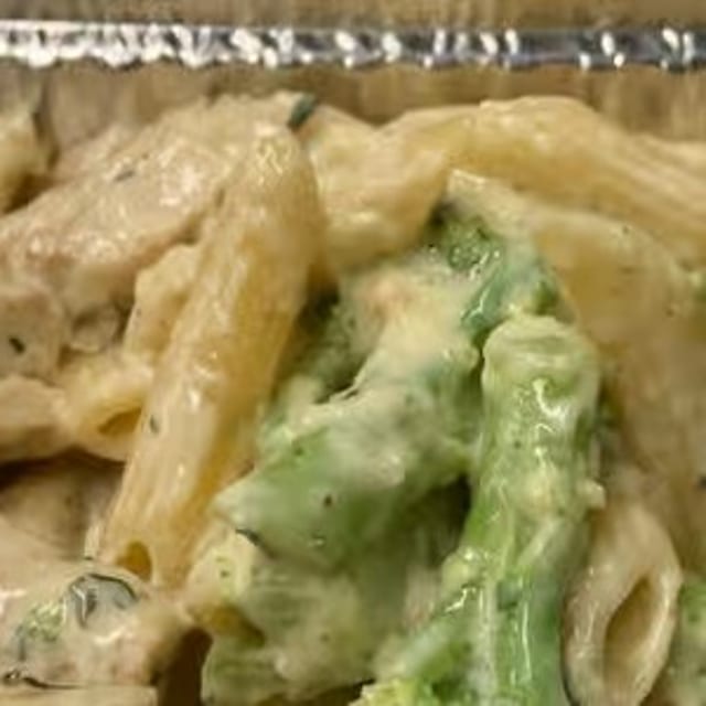 Chicken Broccoli Alfredo Dinner.