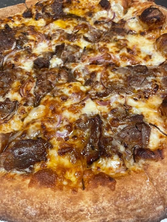 Beef Brisket Pizza.